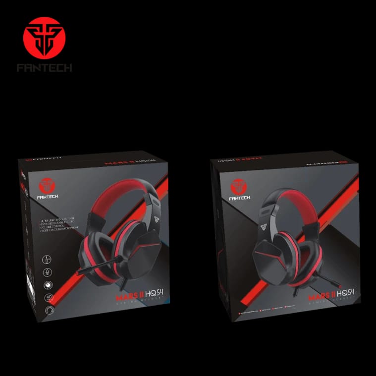 سماعة الألعاب Fantech Hq54 Mars Ii مع ميكروفون بخاصية إلغاء الضوضاء