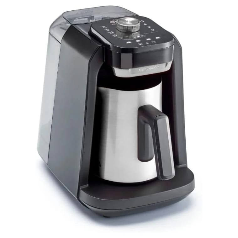 Arzum Okka Rich Spin Pro Turkish Coffee Machine with Water Tank, OK0038 - Silver