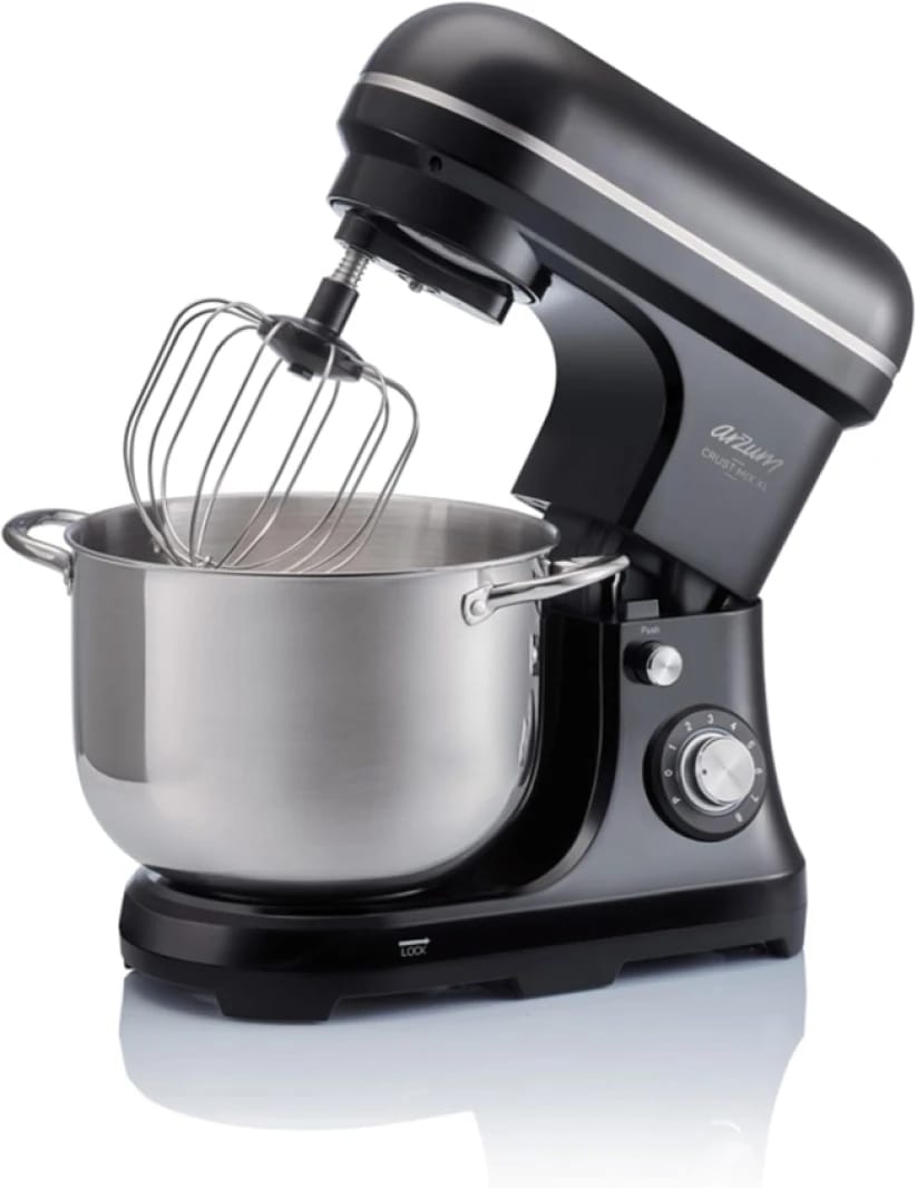 Arzum AR1179 Crust Mix XL 1500W Stand Mixer in Black