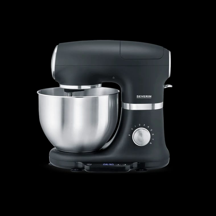 Severin 1000W Stand Mixer in Black - 3898