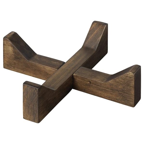 Serving stand, acacia,16x16 cm