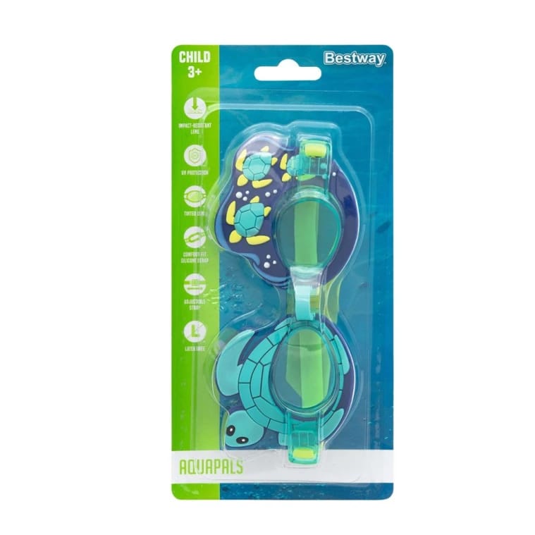 Bestway Aqua Pals Swimming Goggles From 3 Years Assorted