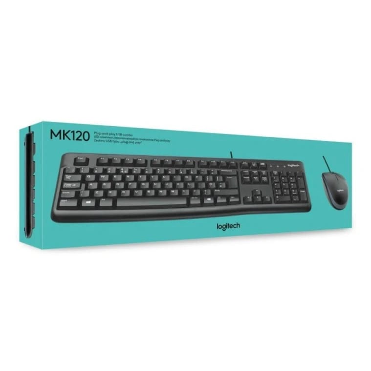 لوجيتك MK120 كومبو لوحة مفاتيح وماوس سلكي