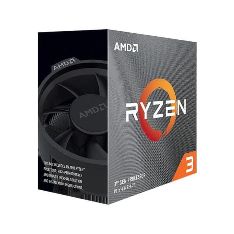 معالج AMD Ryzen™ 3 3100، 4 أنوية، 8 خيوط معالجة، بسرعة تصل إلى 3.9 جيجاهرتز