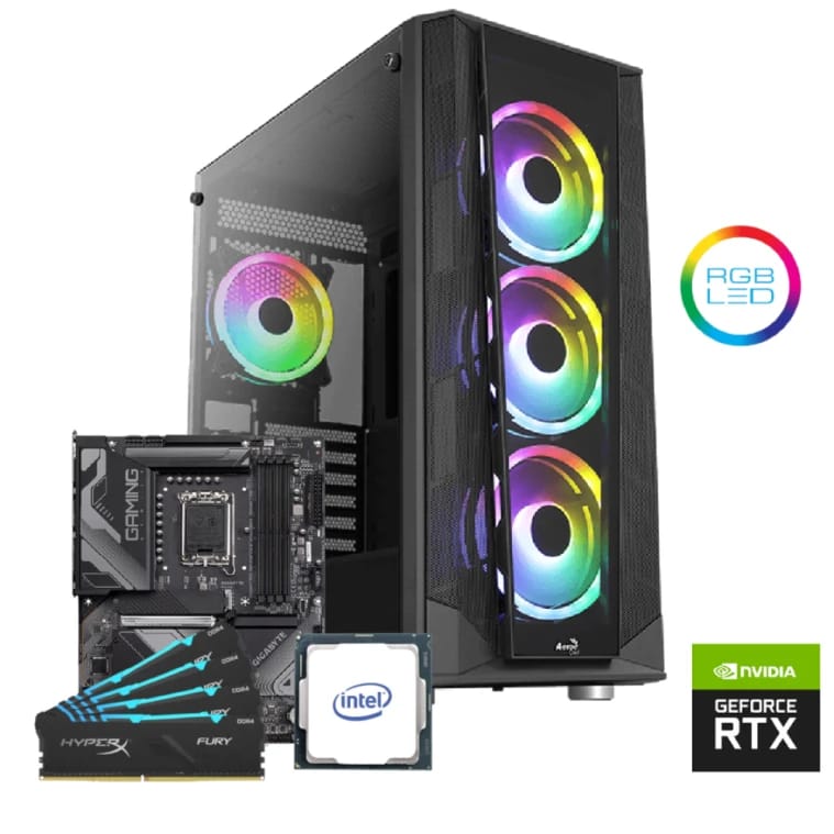 Gaming Desktop - i5 13400F - RTX 4060 8GB / 16GB DDR4 / 1TB SSD - 13th Generation