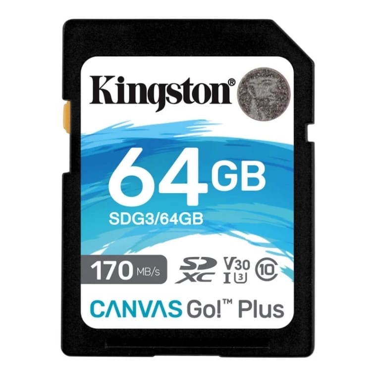 Kingston 64GB Canvas Go! Plus UHS-I SDXC Memory Card