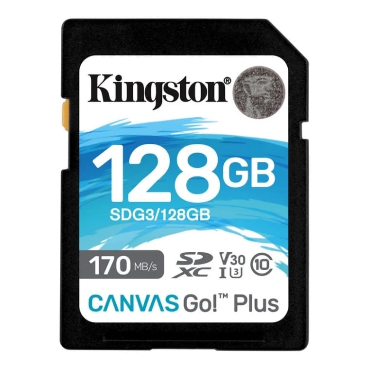 Kingston 128GB Canvas Go! Plus UHS-I SDXC Memory Card