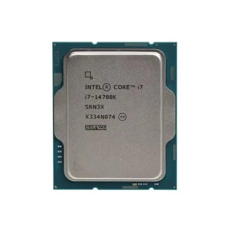 معالج Intel® Core™ i7-14700K بذاكرة تخزين مؤقت 33 ميجابايت، وسرعة تصل إلى 5.60 جيجاهرتز (TRAY)