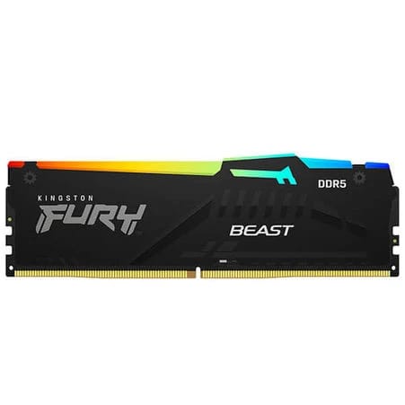 كينغستون فيوري بيست RGB رام DDR5 سعة 8 جيجابايت بسرعة 5600MT/s CL36