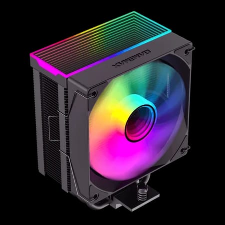 مبرد هوائي للمعالج K Gaming Sigma 550 Infinity ARGB بقدرة 220 واط و5 أنابيب حرارية - أسود