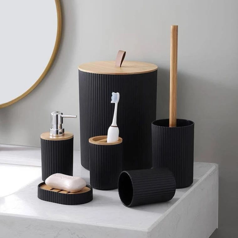 6-Piece Bathroom Accessory Set