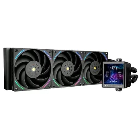 مبرد Thermalright Frozen Vision 360 ARGB BLACK V2، بشاشة 2.88 بوصة