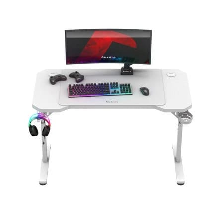 مكتب ألعاب RGB أبيض أو أسود 120x60