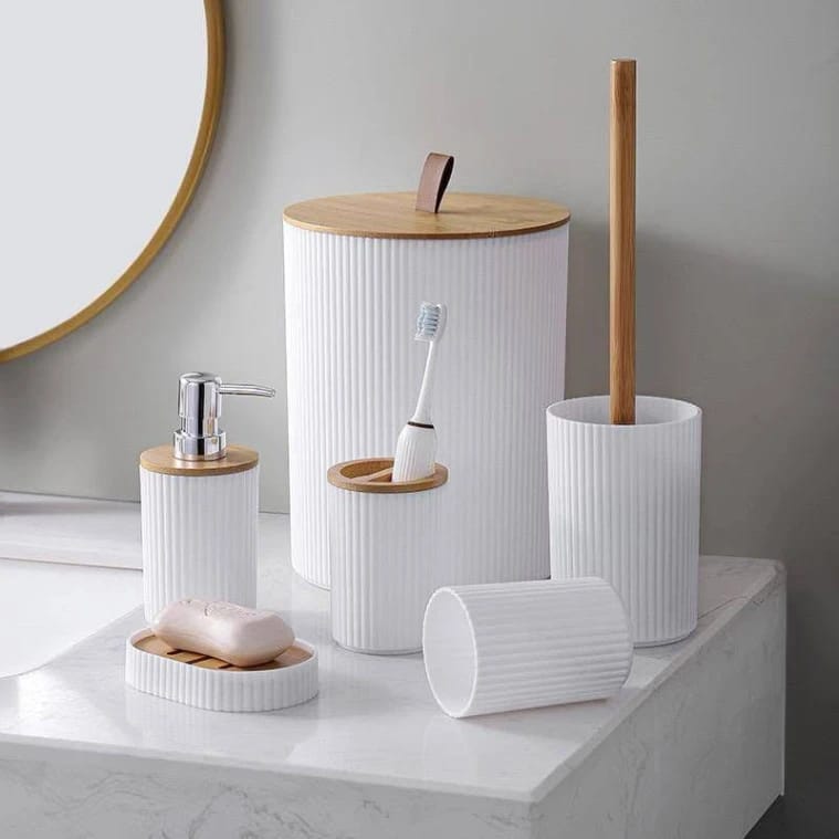 6-Piece Bathroom Accessory Set