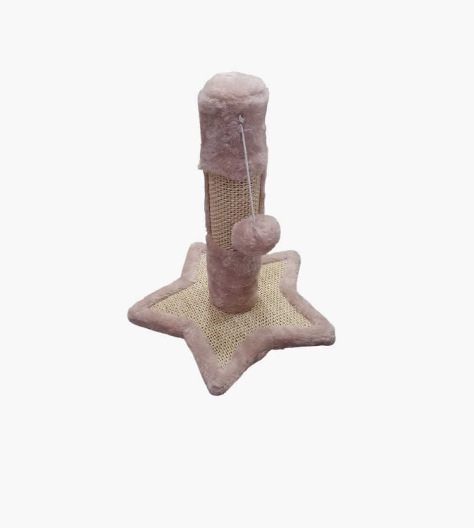 Best Cat Star-Shaped Scratching Tool with Upright Post and Hanging Toy for Attracting Cats Top Model