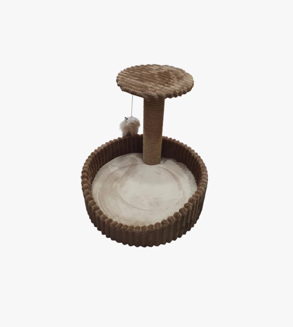 Luxury Pet Care Product, Innovative Round Design with Climbing Post, for Cat and Dog Lovers from Premium Brand