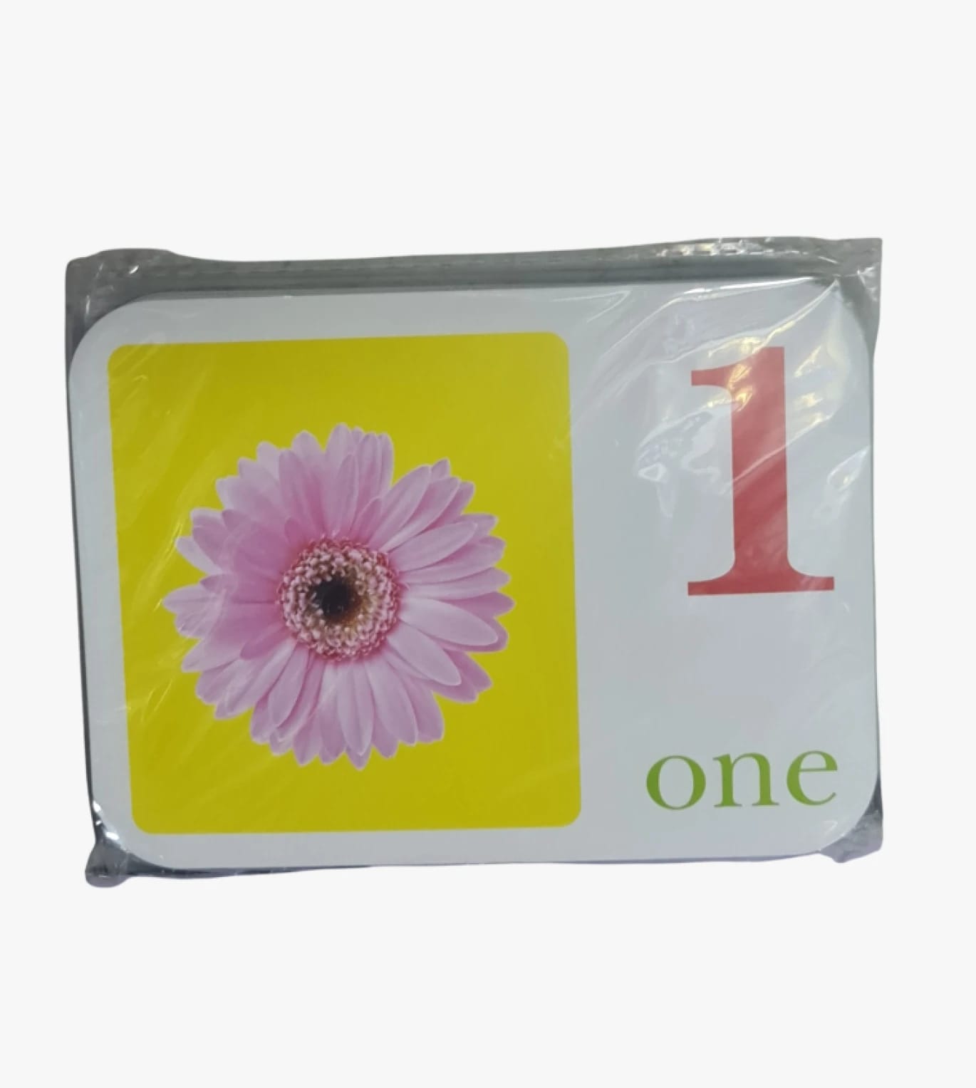 Kids Educational Flash Cards for Counting Numbers One to One Hundred with Flower Design for Skill Development