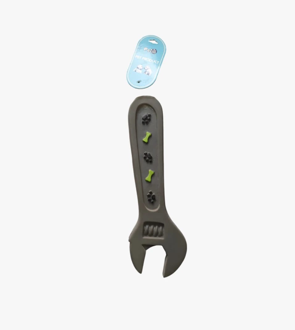 PetPro Pet Toy - Wrench-Shaped Iron Tool for Dogs and Cats, Designed to Captivate Enthusiastic Furry Friends and Create Exciting Playtime Moments