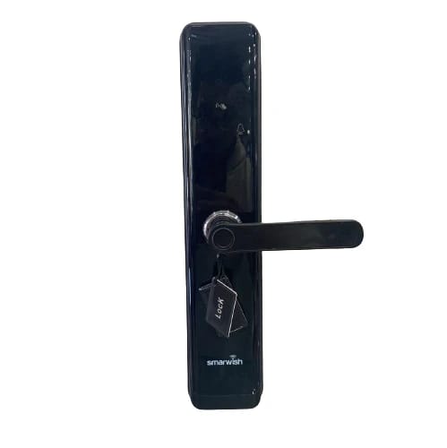قفل سمارويش تويا الذكي ببصمة الإصبع - أسود (SmarLock H12-BLK)