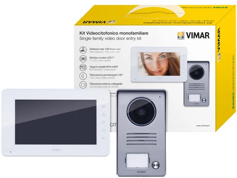 جهاز انتركوم فيديو Vimar Elvox K40945 بشاشة 7 بوصة مع واي فاي