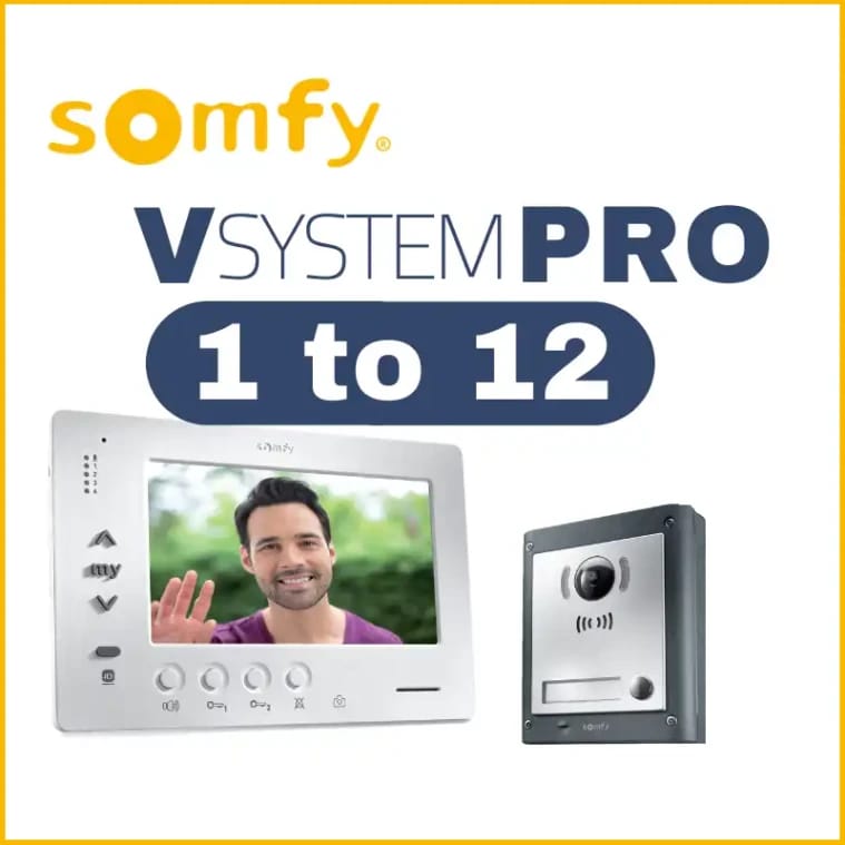 طقم اتصال فيديو Somfy VPro Premium io 2B