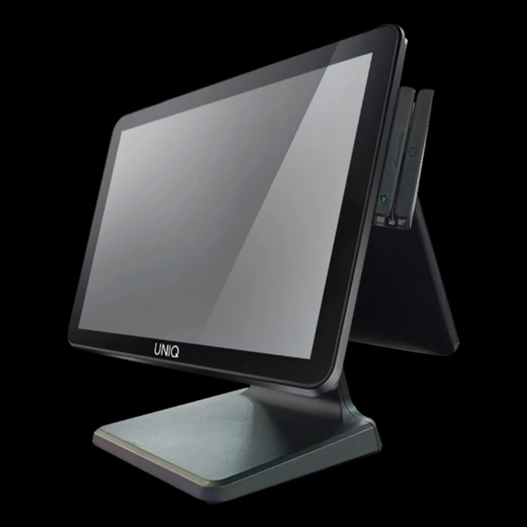 Point Of Sale POS UNIQ-11 Double Screen With MSR 7th GEN Intel Core i5, 8GB RAM, 250GB SSD, 15.6" + 12" Dual Screen, Wi-Fi & Bluetooth w/ Speaker