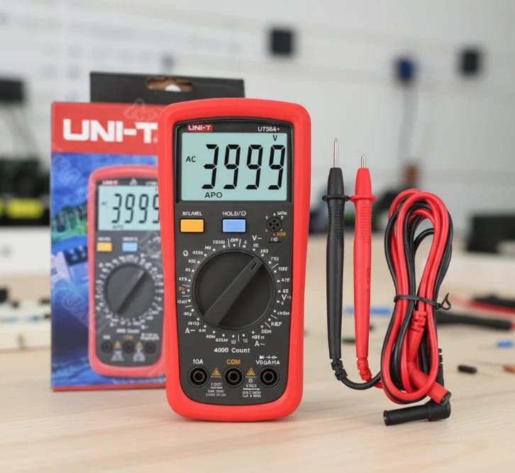 UNI-T مقياس متعدد رقمي احترافي لقياس الكهرباء والإلكترونيات بتصميم دقيق للمهنيين والفنيين