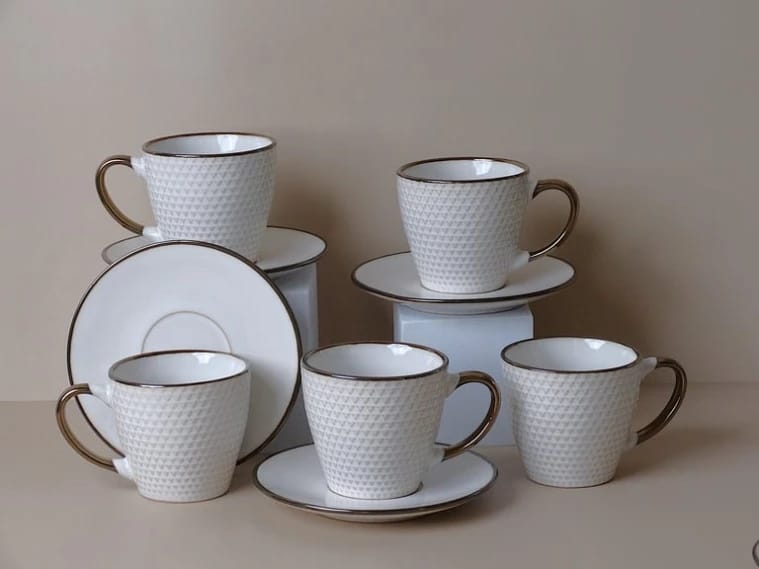 12-Piece Tea and Milk Cup Set
