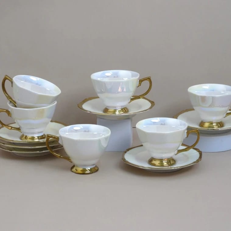 Turkish Coffee Cup Set - 12-Piece