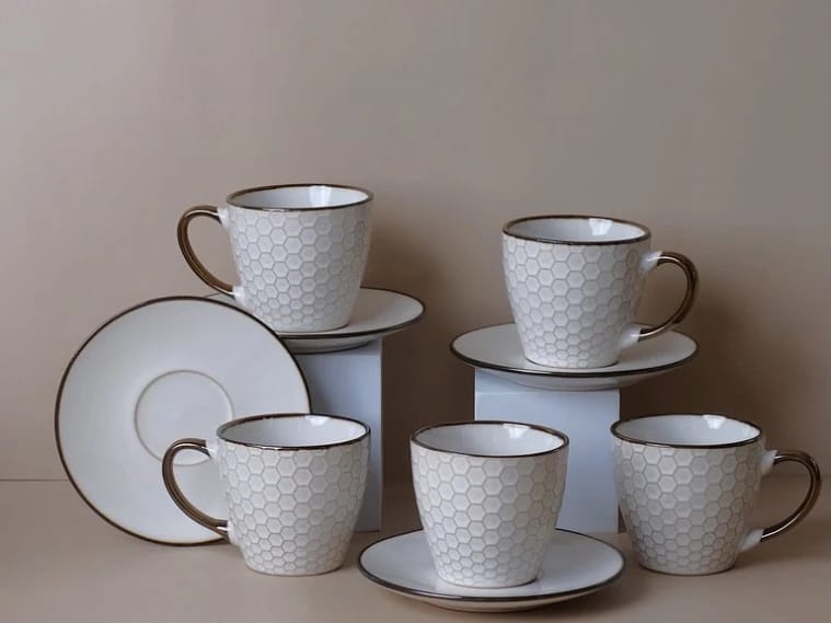 Tea and Milk Serving Set - 12 Pieces