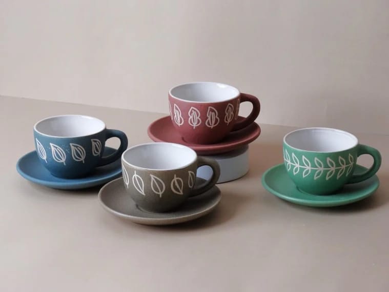 Tea and Milk Cup Set - 12 Pieces