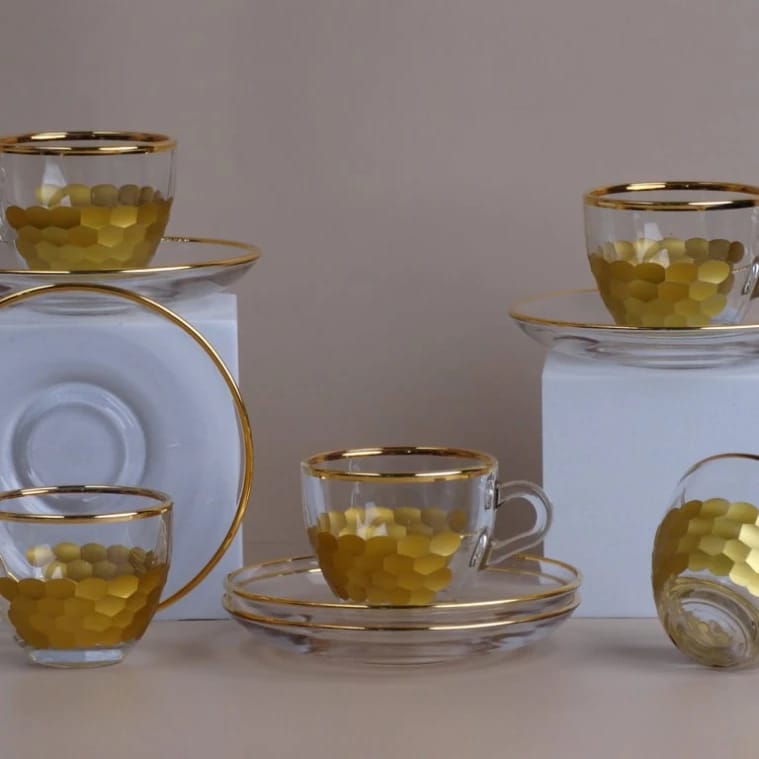 Sadaf Turkish Coffee Serving Set