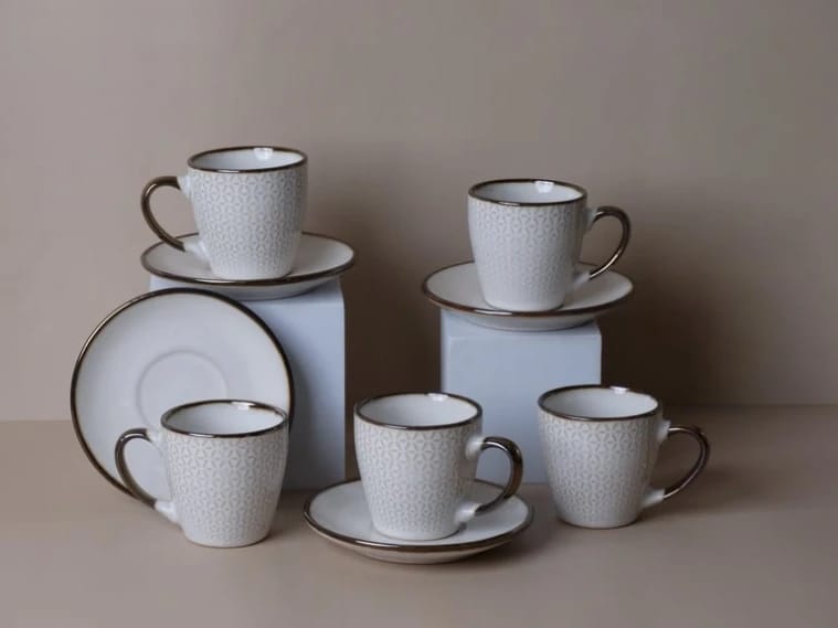 12-Piece Turkish Coffee Cup Set