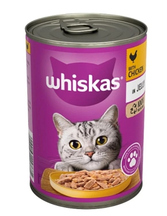 Whiskas Adult Wet Cat Food Chicken in Jelly