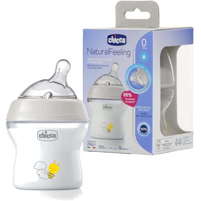 Chicco Natural Feeling Bottle Slow Flow 0m+ 150ml