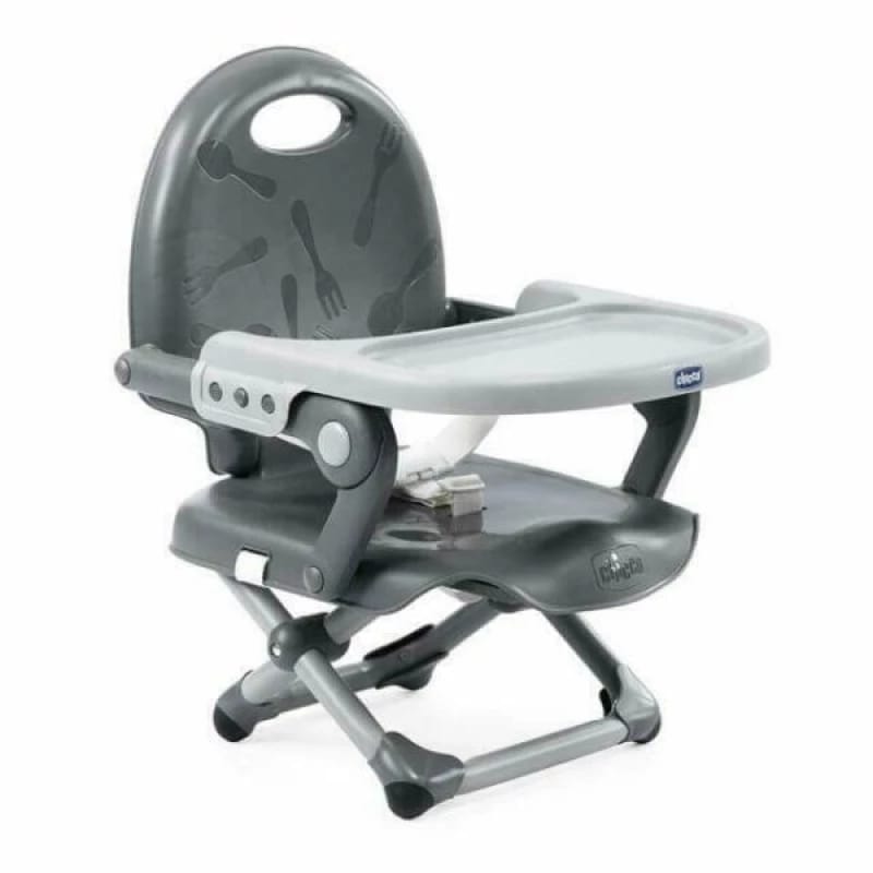 Chicco Pocket Snack Foldable Feeding Chair - Dark Grey