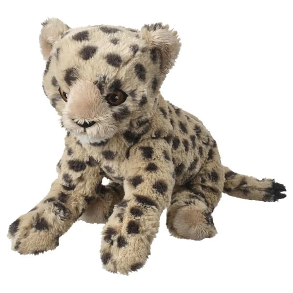 Soft toy, cheetah cub/beige, 24 cm