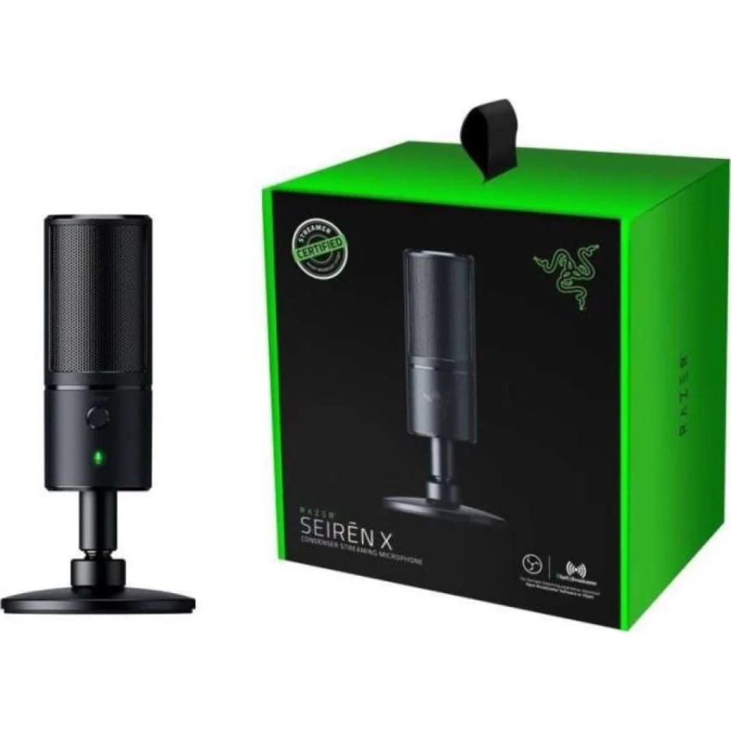 ميكروفون البث Razer Seiren X USB المكثف