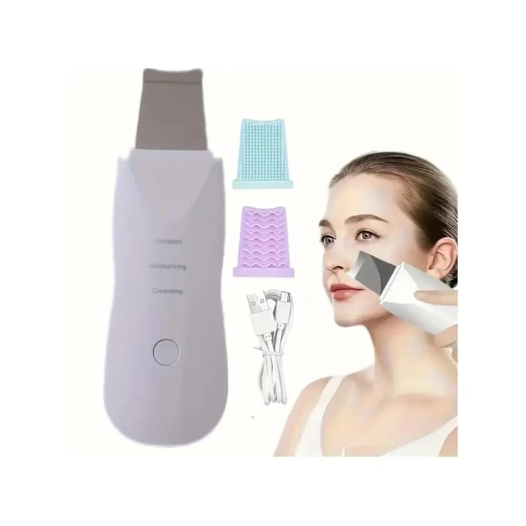 USB Rechargeable Facial Cleansing Vibrator - Ergonomic Skincare & Beauty Device