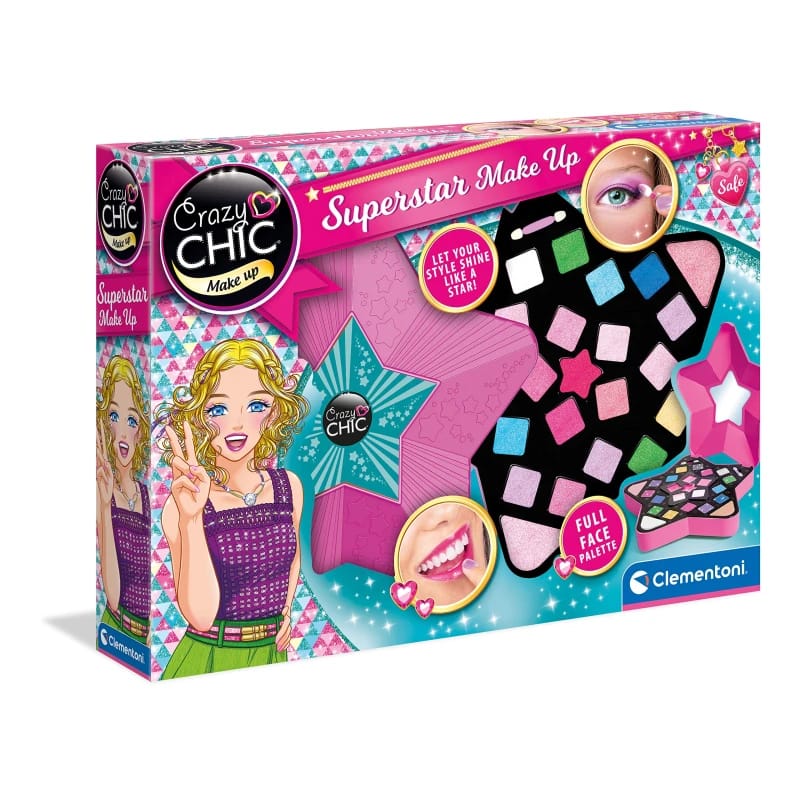 Clementoni Crazy Chic Superstar Make Up Set For Children