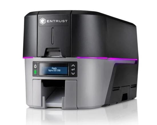 طابعة بطاقات الهوية Entrust Sigma DS3 Simplex