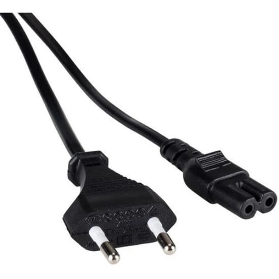 1.8m C7 to CEE 7/16 Europlug 2-Pin Power Cable, 2.5A-250V