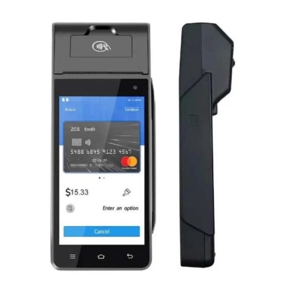 جهاز نقاط البيع HAING Z90 EMV PCI للدفع بالبطاقات الائتمانية بنظام أندرويد 7