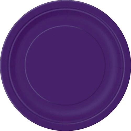 Unique Party Round Dessert Plates 18cm - Pack of 8