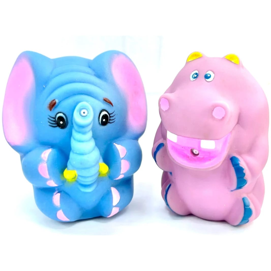 Hippo & Elephant XL Water Squirt Toys - Pack of 2