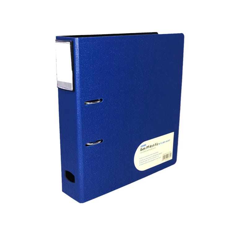 Bindermax HD Foam PP Plastic LAF Box File 80mm Wide Spine
