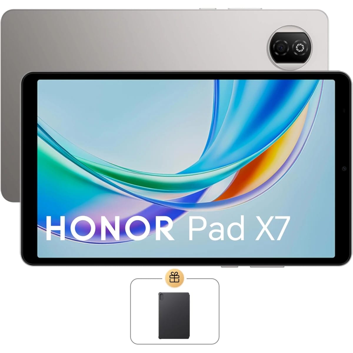 HONOR Pad X7 (2025) 8.7" Android WIFI Tablet (128GB Storage, 8GB RAM), Space Grey + Free Cover