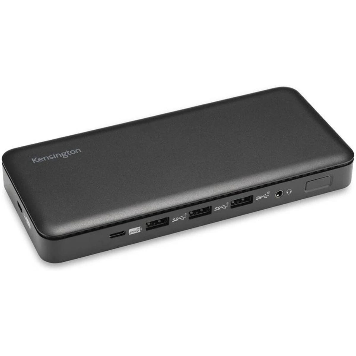Kensington SD4839P 9-in-1 USB-C Driverless Docking Station, 85W PD, 10Gbps Data Transfer, 2 DisplayPort++ 1.4, HDMI 2.0 Port, Black