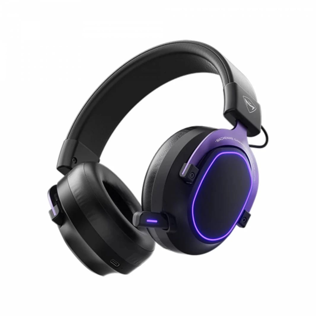 MACHENIKE GX30 Pro Tri-Mode, Wireless, Bluetooth, and Wired Headphones, 4 Modes 7.1 Surround Sound, Bluetooth 5.4 Gaming Headset Earphone, PC, Playstation, Xbox, Switch, Android, iOS - Black