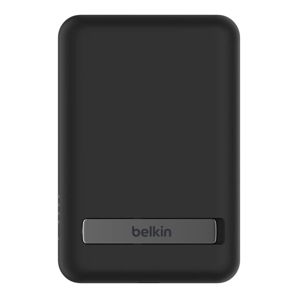 Belkin BoostCharge Wireless Power Bank 5000mAh MagSafe Charger 7.5W, Built-in Pop-up Kickstand - iPhone 17, Air, Pro, Pro Max, AirPods, Apple Watch, Google Pixel 10, etc. - Black